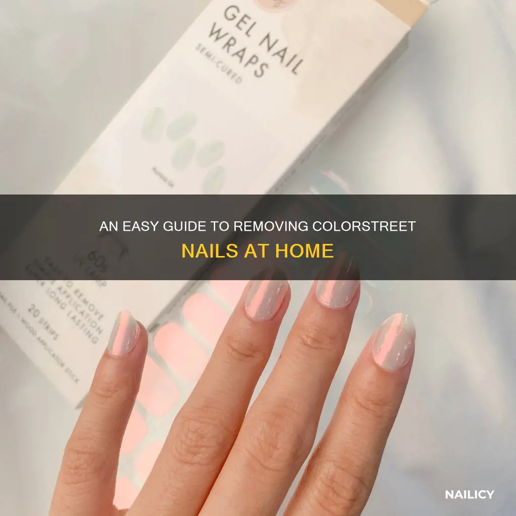 how to remove colorstreet nails