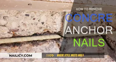 Efficiently Removing Concrete Anchor Nails: A Step-by-Step Guide