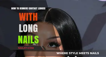 Long Nails, No Problem: Easy Contact Lens Removal