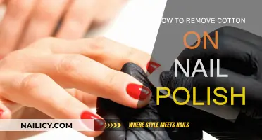 Easy Ways to Remove Cotton From Nail Polish