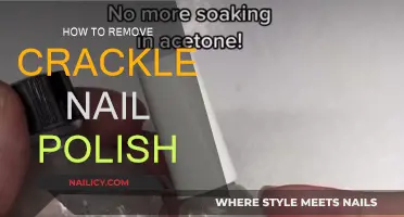 The Magic Eraser: Removing Crackle Nail Polish
