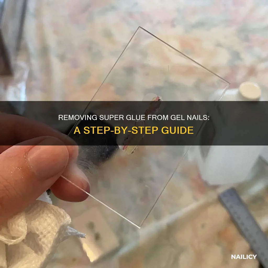 how to remove crazy glue from gel nails