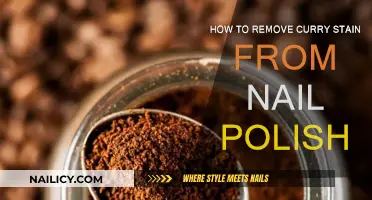Removing Curry Stains: Nail Polish Cleanup Tips