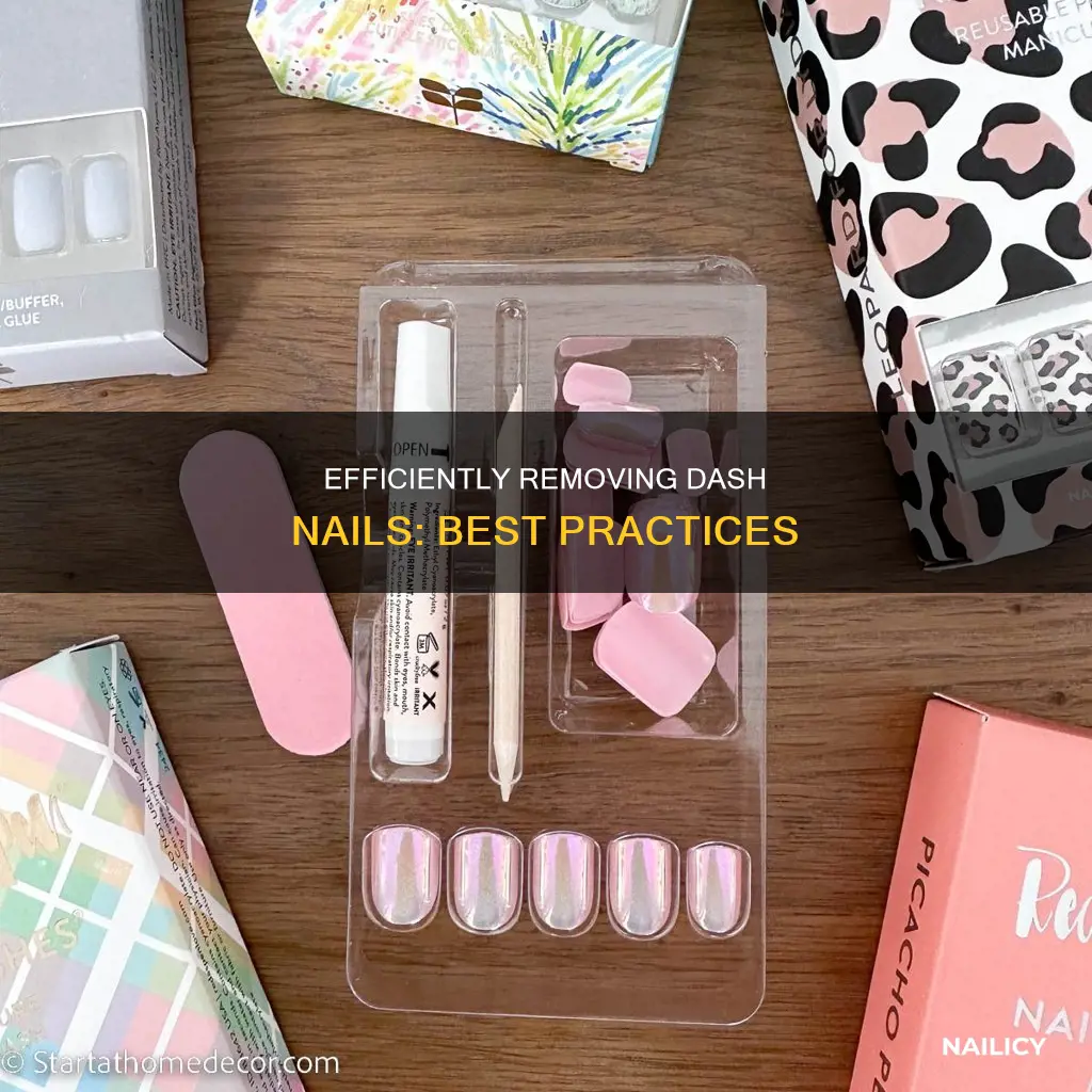 how to remove dash nails