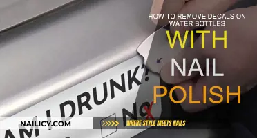 Removing Water Bottle Decals with Nail Polish: An Easy Guide