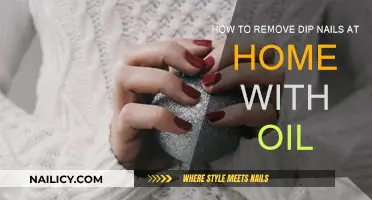 Dip Nails: At-Home Removal with Oil