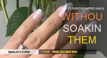 Easy Dipped Nail Removal: No Soak Needed