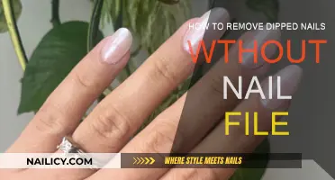 Removing Dipped Nails: File-Free Methods for Softer Hands