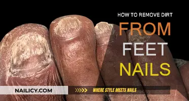Clean Feet Nails: Removing Dirt and Grime
