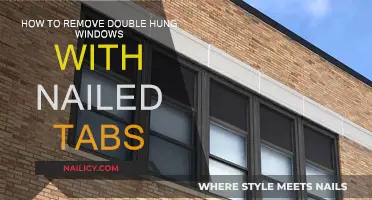 Efficiently Removing Double-Hung Windows with Nailed Tabs
