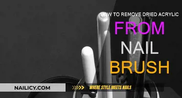 Reviving Brushes: Removing Dried Acrylic from Nail Brushes