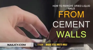 Removing Liquid Nails: Cement Wall Cleanup