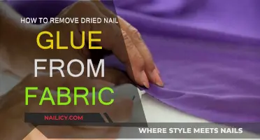 Removing Dried Nail Glue from Fabric: Effective Techniques