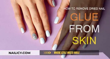 Removing Dried Nail Glue from Skin: Quick and Easy Guide