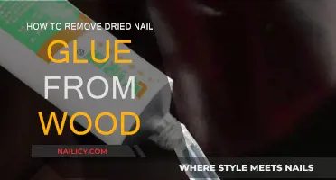 Removing Dried Nail Glue from Wood: Quick and Easy Guide
