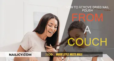 Erase Nail Polish Stains from Your Couch Easily