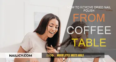 Removing Nail Polish Stains from Your Coffee Table