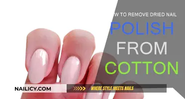 Get Rid of Dried Nail Polish from Cotton