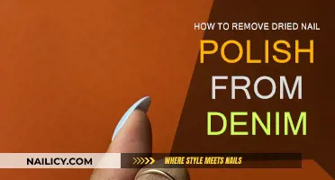 Get Rid of Nail Polish Stains on Denim