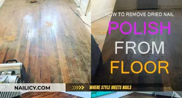 Eradicating Dried Nail Polish from Floors: Easy and Quick Solutions