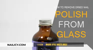 Get Rid of Nail Polish Stains on Glass