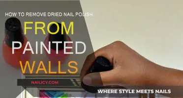 Removing Nail Polish Stains from Painted Walls
