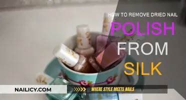 Salvaging Silk: Removing Dried Nail Polish Stains