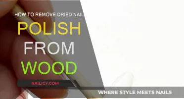 Eradicating Dried Nail Polish from Wood: Quick and Easy Guide