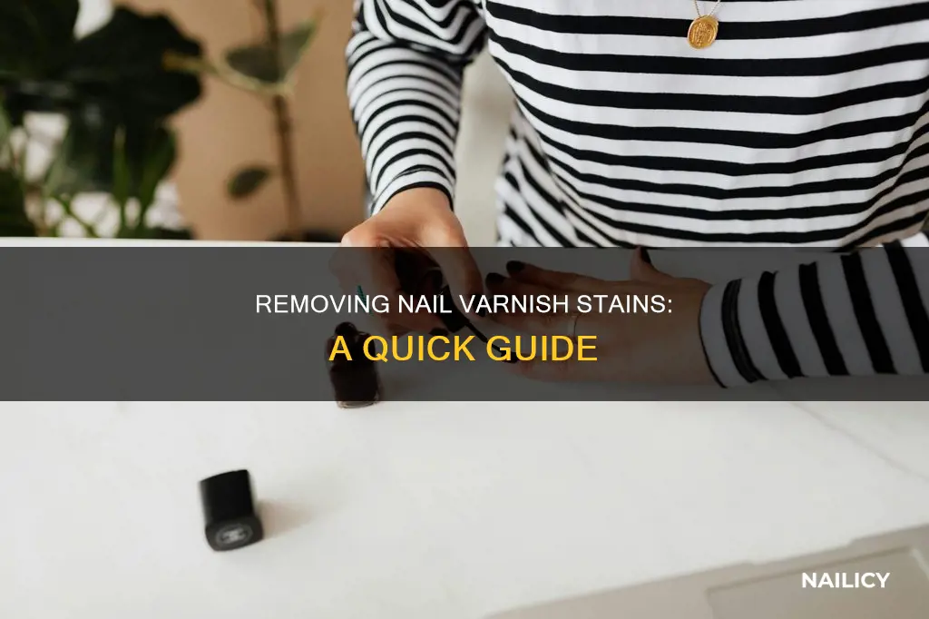 how to remove dried nail varnish from clothes
