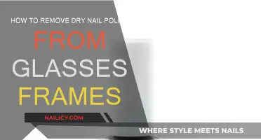 Removing Nail Polish Stains from Glasses: A Quick Guide
