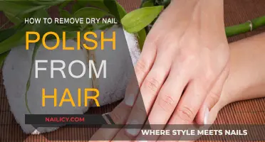 Get Rid of Nail Polish in Your Hair