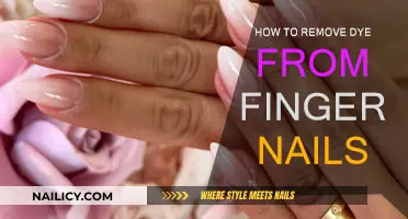 Erase Dye Stains from Nails Easily