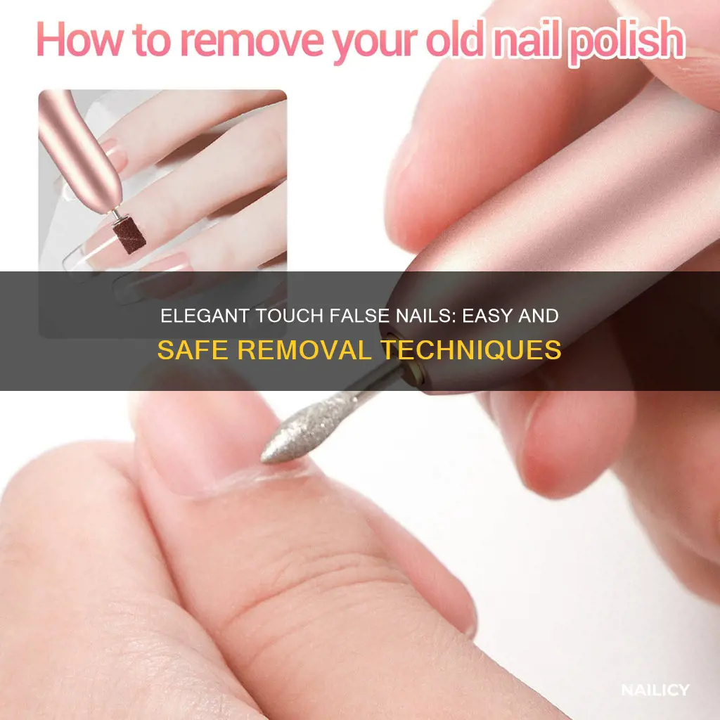 how to remove elegant touch false nails