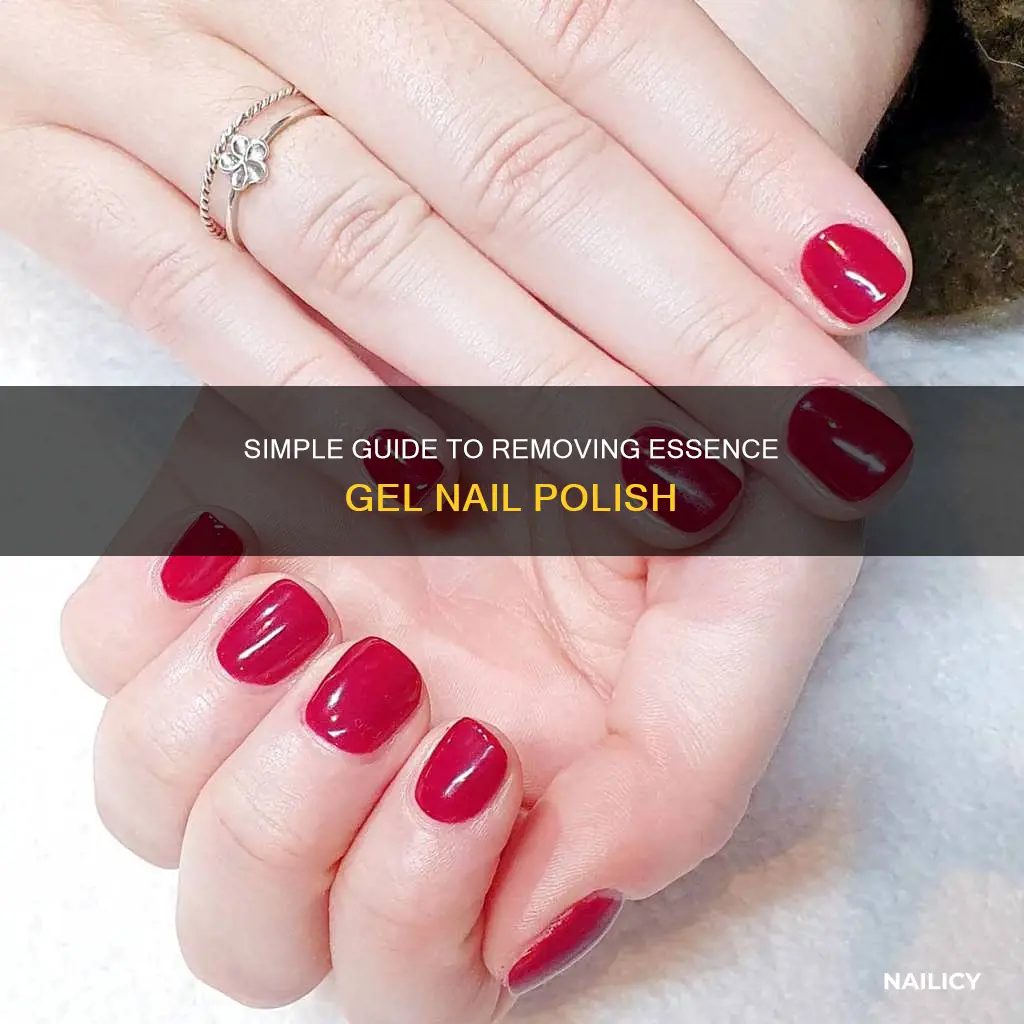 how to remove essence gel nail polish