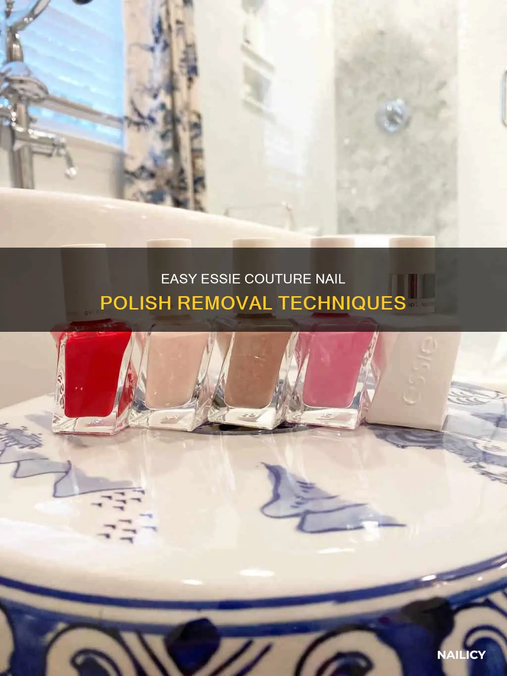 how to remove essie couture nail polish