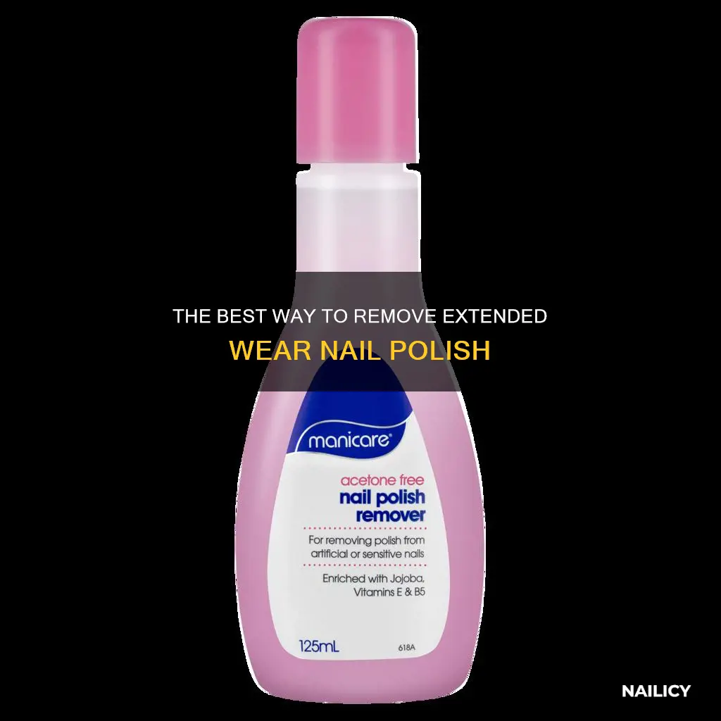 how to remove extended wear nail polish