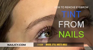 Easy Removal of Eyebrow Tint From Nails
