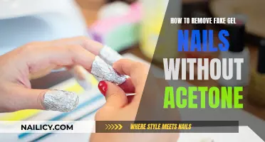 Removing Fake Gel Nails: Acetone-Free Methods