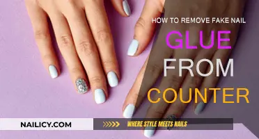 Removing Fake Nail Glue from Countertops: A Quick Guide