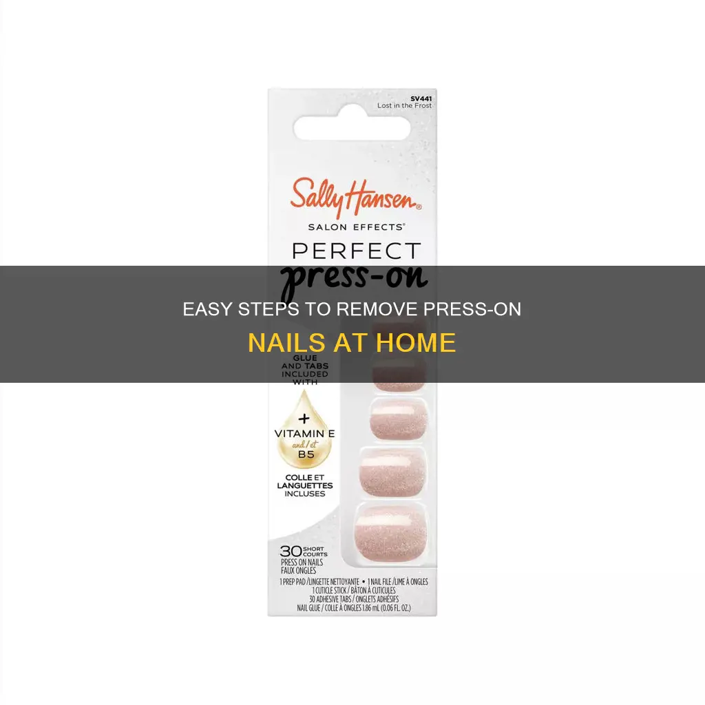 how to remove fake nails press on