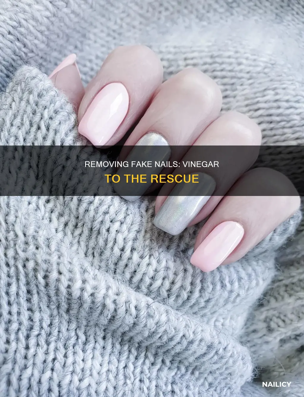 how to remove fake nails with vinegar