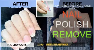 Removing False Nails: Acetone Soak-Off Technique