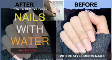 Easy Soak-Off: Removing False Nails with Water