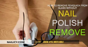 Eliminating Feviquick from Glass: Alternative Methods to Nail Polish Remover