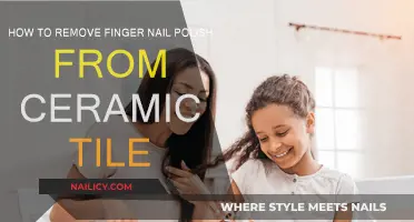 Removing Nail Polish Stains from Ceramic Tiles