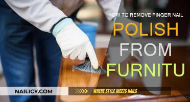 Removing Nail Polish Stains from Furniture