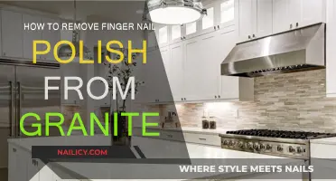 Removing Nail Polish Stains from Granite