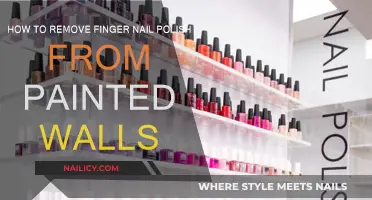 Removing Nail Polish Stains from Painted Walls