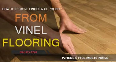 Quickly Remove Nail Polish from Vinyl Flooring