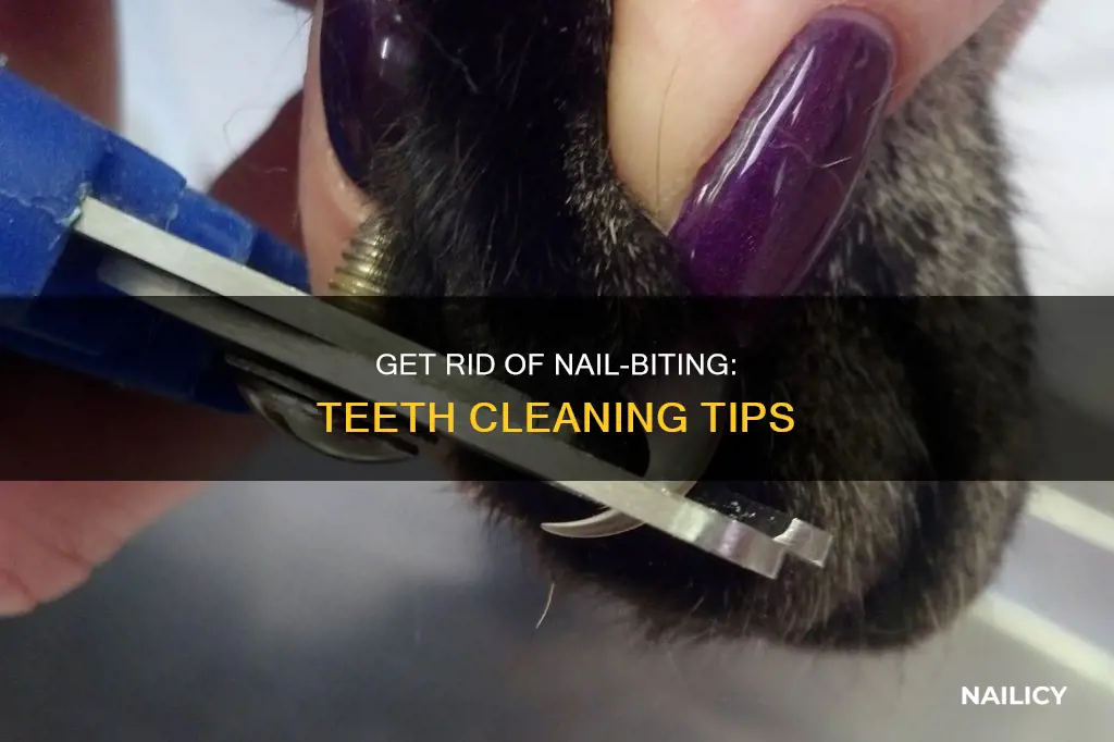 how to remove finger nails from teeth